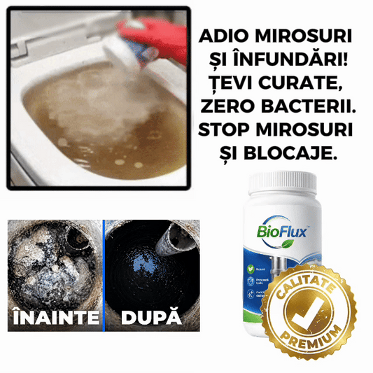 Pudră Biologică pentru Fosă Septică — BioFlux™