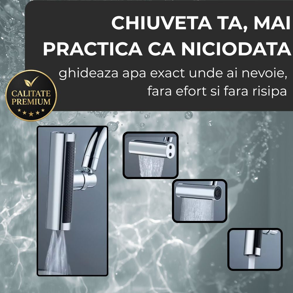 AquaFlex™ – Adaptor Flexibil pentru Robinet